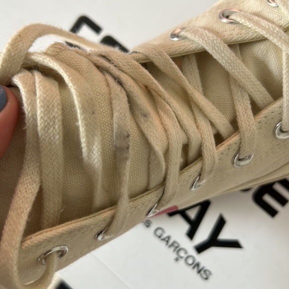 Converse x Comme des Garçons PLAY Chuck 70 High Top - Picture 8 of 11